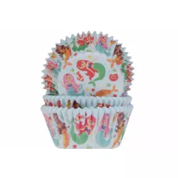 Csak kagyló formájú muffinformák tengeri tündér 50 db