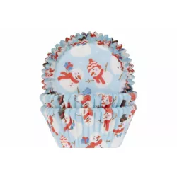 Muffin sütikelltartók hópehely 50 darab