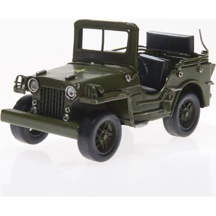 Lemez modell katonai dzsip amerika 17cm