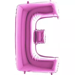 Lufis ballon betű E rózsaszín 102 cm