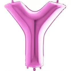 Lufi levegőminta Y rózsaszín 102 cm