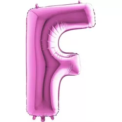 Lufibuborító betű F rózsaszín 102 cm