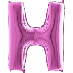Lufis ballon betű H rózsaszín 102 cm