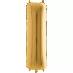 Lufi levegőben arany I betű 102 cm