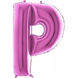 Lufis ballon betű P rózsaszín 102 cm