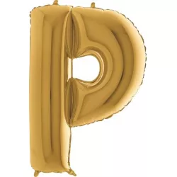 Lufis, arany P betű 102 cm
