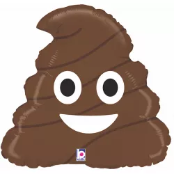 Felfújható lufi poó emoji 51 cm