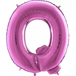 Lufis ballon betű Q rózsaszín 102 cm
