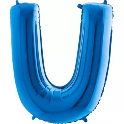 Lufi betű U kék 102 cm