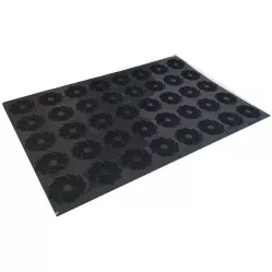 szakmai szilikon forma SQ070 SWIRL mini kuglófokhoz
