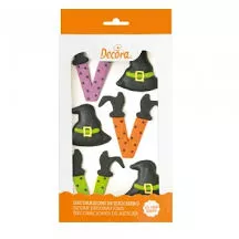 Halloween tortadíszítő cukorka, 6 darab