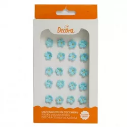 Cukorkás virágok 30db kicsi világos kék