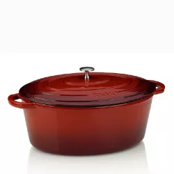 Tepsi CALIDO, vas, piros 35x28,5x14,5cm 9,5l