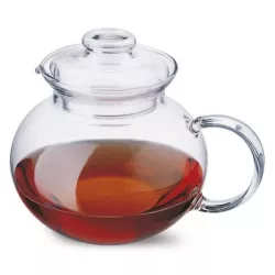 Egész üvegű teáskanna Eva 1l