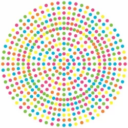 Színes tortapapír alátét 27 cm