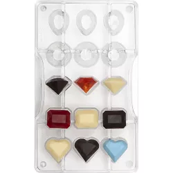 Csokoládadiamant forma