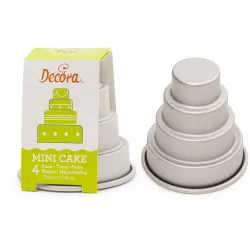 Mini torta formája kör alakú, 7x8 cm