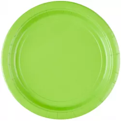 Papírtányér 22,8 cm 8 db zöld - Kiwi