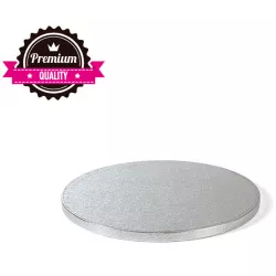 Ezüst tortaalap 26 cm, vastagság 1,2 cm