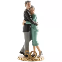 Kajakos tortadísz 50 év együtt aranylagy házasság jubileumára