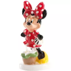 Gyertya - Minnie figura tortára 8 cm