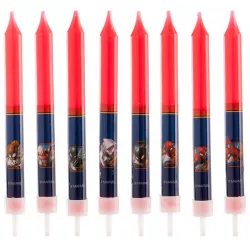 Spiderman tortagyertartó gyertyák 9 cm