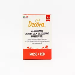Gél festék piros, 28 g