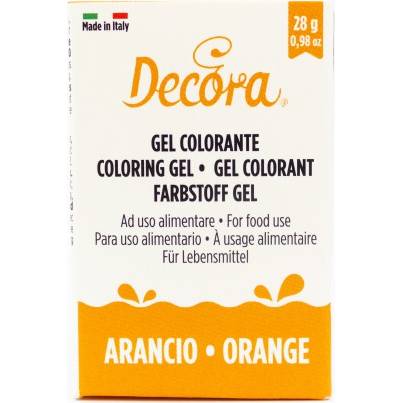 Gélfesték narancs 28g