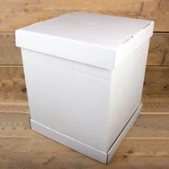 Epres doboz többszintes tortához, tartós 52x52x70 cm