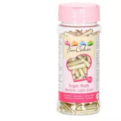 Aranyszínű cukorpálcák 2 cm 70 g