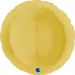 Felfújható gömbszerű lufi 91 cm sárga