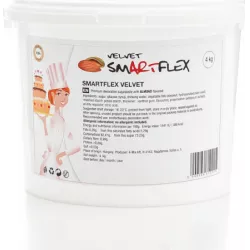 Smartflex Velvet Mandula 4 kg (Burkoló- és modellező gyurma tortákhoz) 0042 tortis
