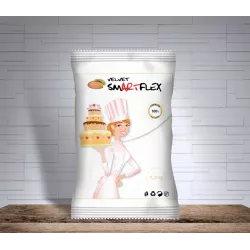 Smartflex Velvet Mandula 0,25 kg tasakban (Tortaíró és modellező gyurma) 0143 dortis