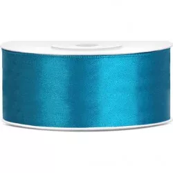 Türkiz selyemszalag 25 mm x 25 m (1 db) TS25-083 tortis