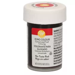 Gél szín sötétpiros, ízesítés nélkül, 28 g