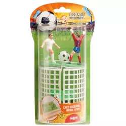 Díszfigurák a tortára - futballpálya