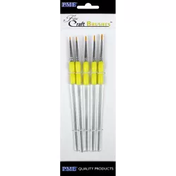 Cukrászkecsetek díszítéshez 5 darab vékony