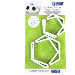 Középpel bevagható focilabda formázók különböző méretekben, 4 darab