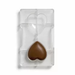 Csokoládé szív forma 6,7×6,6 cm