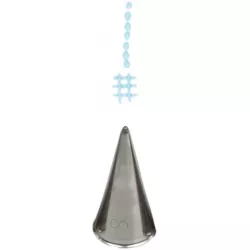 Cukrászati díszítő csúcs gömbölyített 00/1S