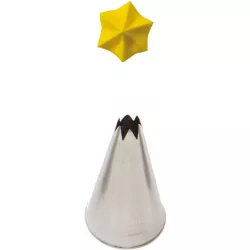 Cukrászati díszítő csúcs vágott S/S6