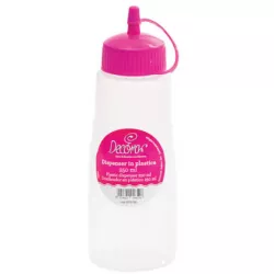 Műanyag adagoló zárható fedéllel 500 ml