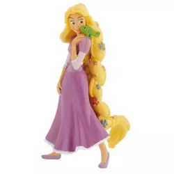 Rózsaszín hercegnő Rapunzel tortadísz - Loci Locika 10 cm