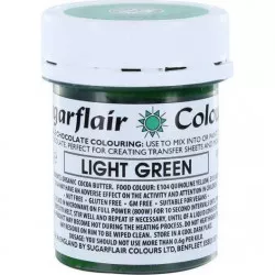 Színezék csokoládéhoz, kakaóvaj-alapú Sugarflair világoszöld (35 g) C308 dortis