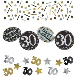 Ünneplő konfetti 30. születésnapra