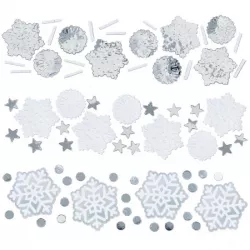 Partyszívó konfetti hópehelyek 34 g