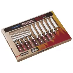 Steakkéses készlet 12 db Churrasco