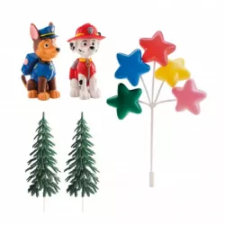 Díszfigurák a tortára Paw Patrol és dekorációk