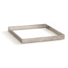 Rozpouštěč na tartaletky nerezová forma čtverec 7x7x3,5 cm Microforata perforovaná