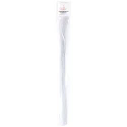 Fehér virágszálak gyengék 50 db 40 cm